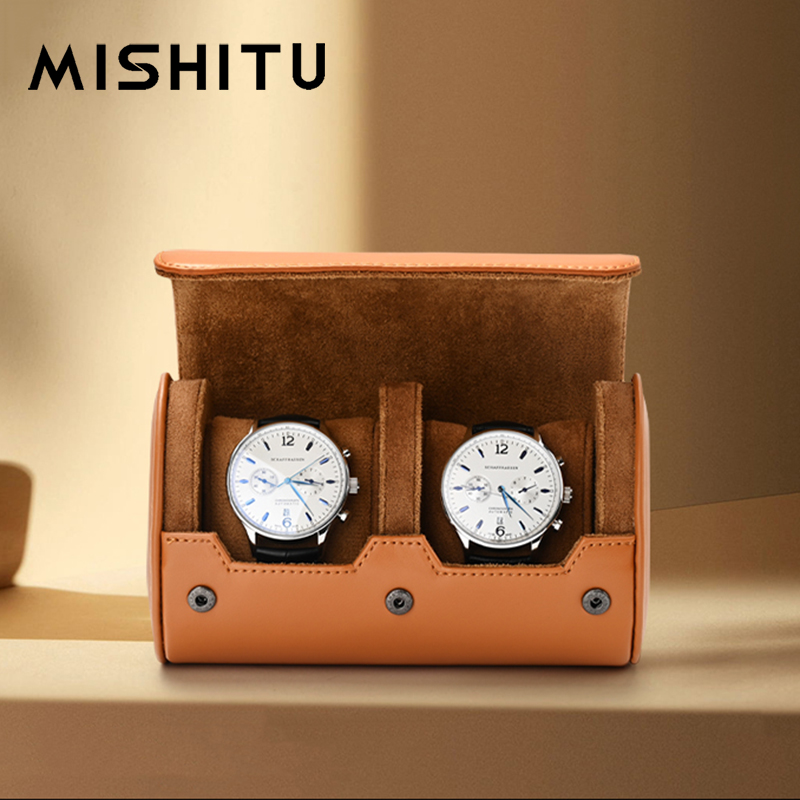 Travel Accessories Jewelry - MISHITU 1/2/3-Slot Orologio Rotolo di Immagazzinaggio