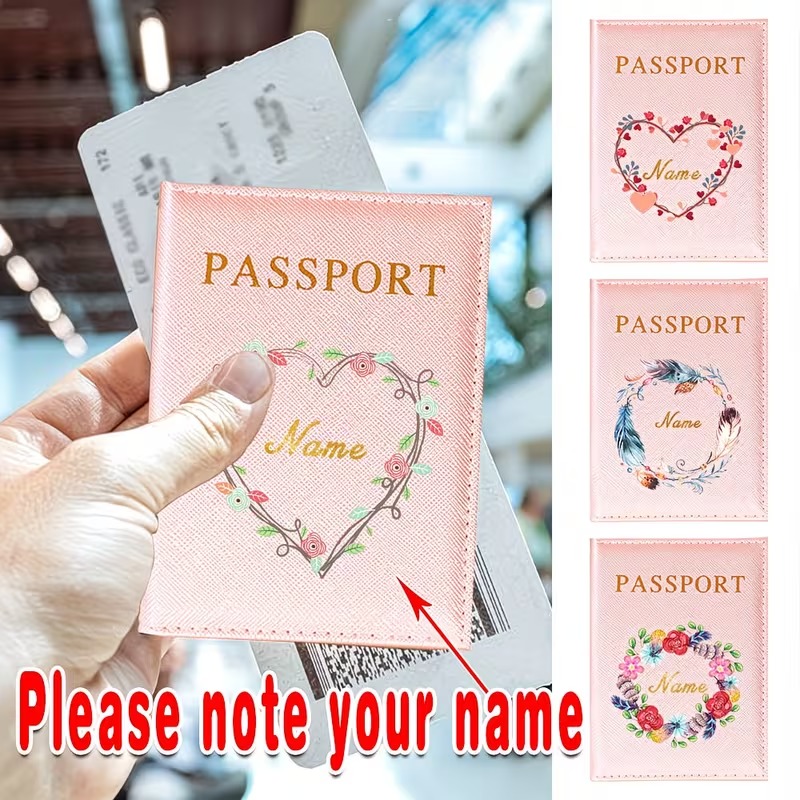 Quality Travel Accessories - Custodia Protettiva Personalizzabile per Passaporto in
