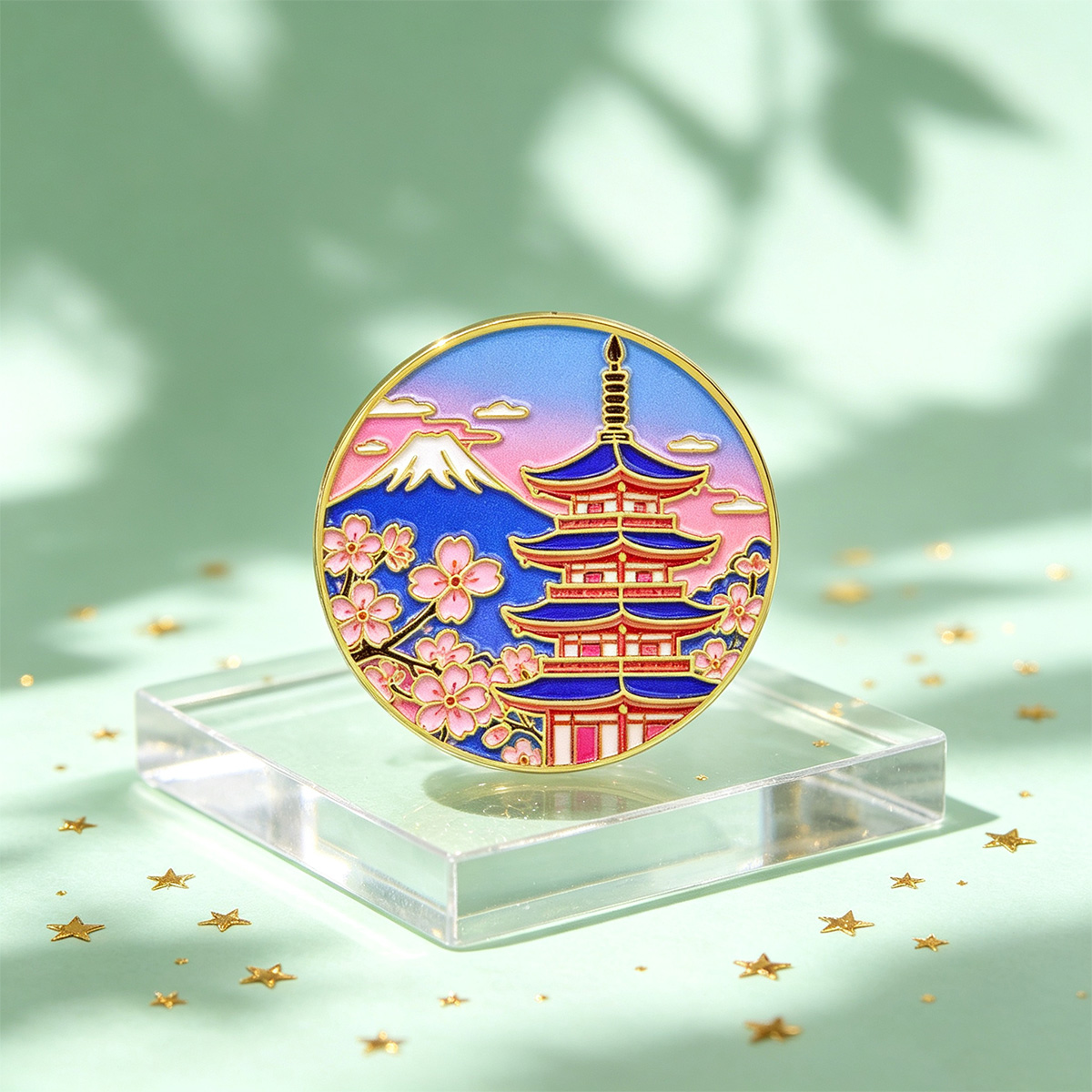 Spilla smaltata con fiori di c - Travel Accessories Jewelry recensione e prezzo