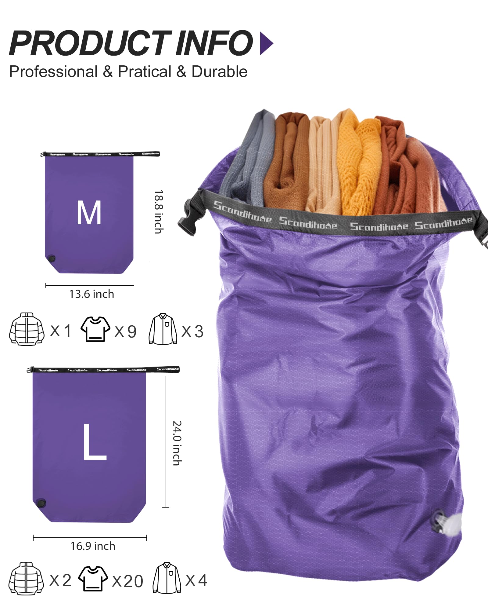Sacchetto di Compressione Senz - Travel Accessories Packing Cubes recensione e prezzo