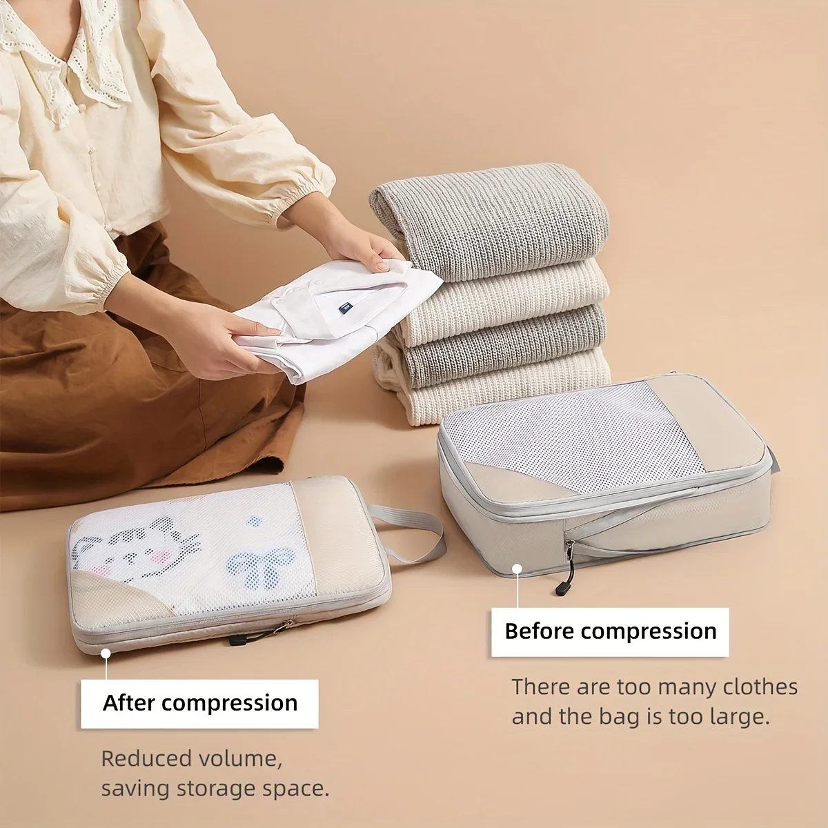 Cubo di imballaggio a compress - Travel Accessories Packing Cubes recensione e prezzo