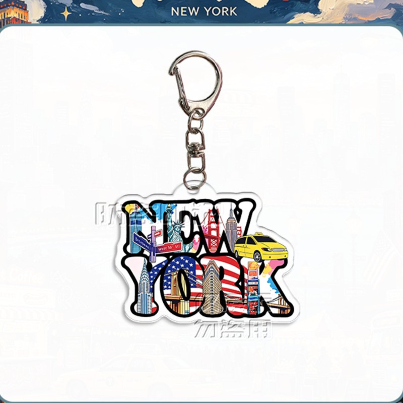Portachiavi in acrilico con st - Travel Accessories New York recensione e prezzo