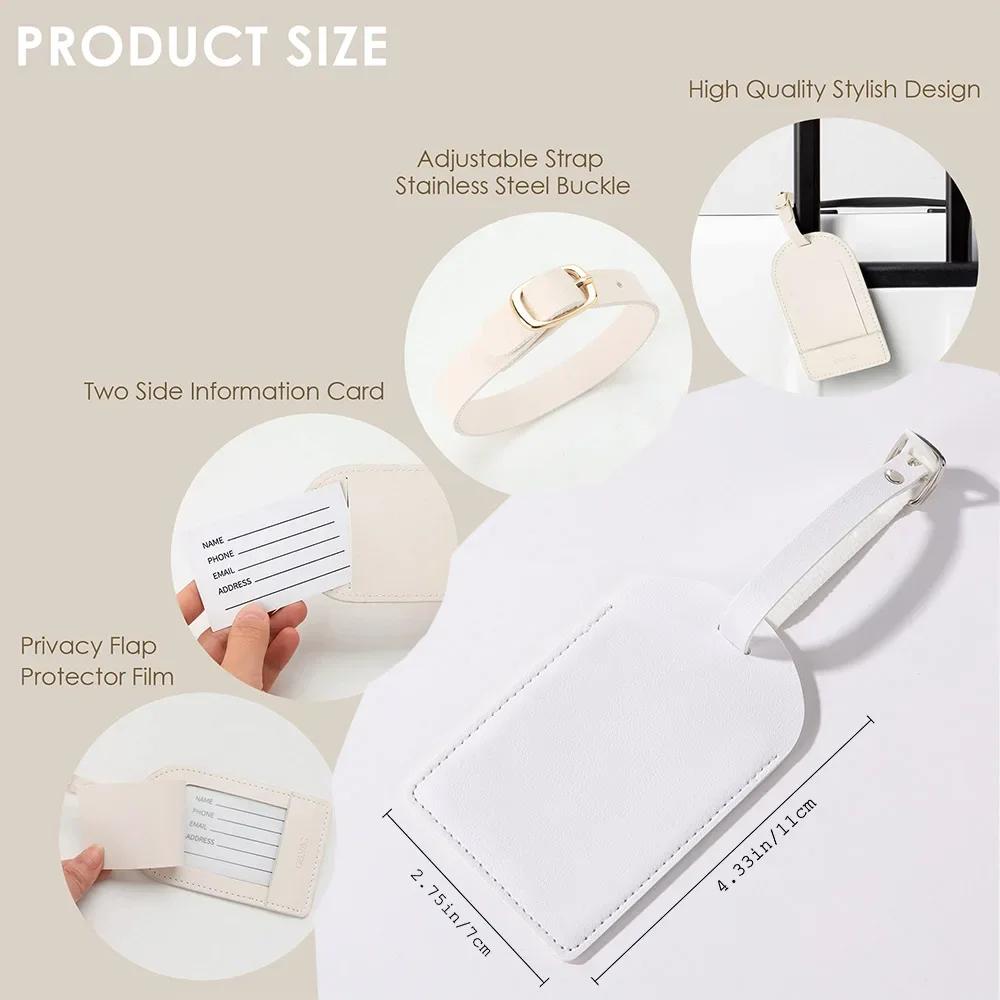Lettera personalizzata con nom - Luggage Tag Leather recensione e prezzo