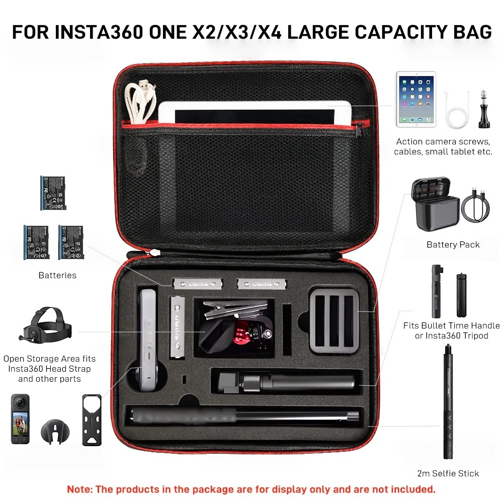 Scatola per Insta360 X5 X4 X3  - Travel Video Accessories recensione e prezzo