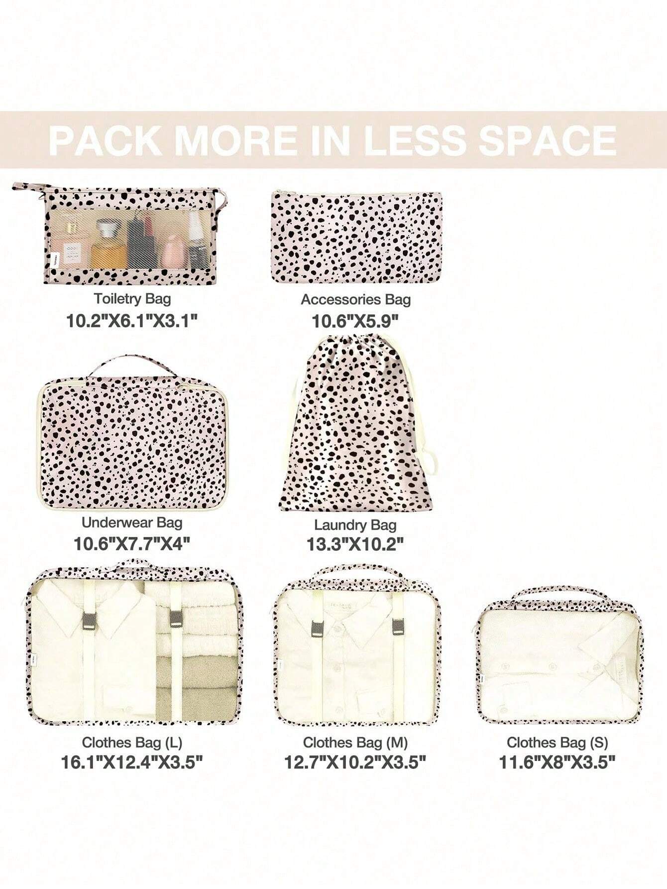 Set di 7 Borse per Bagagli Leo - Travel Accessories Packing Cubes recensione e prezzo