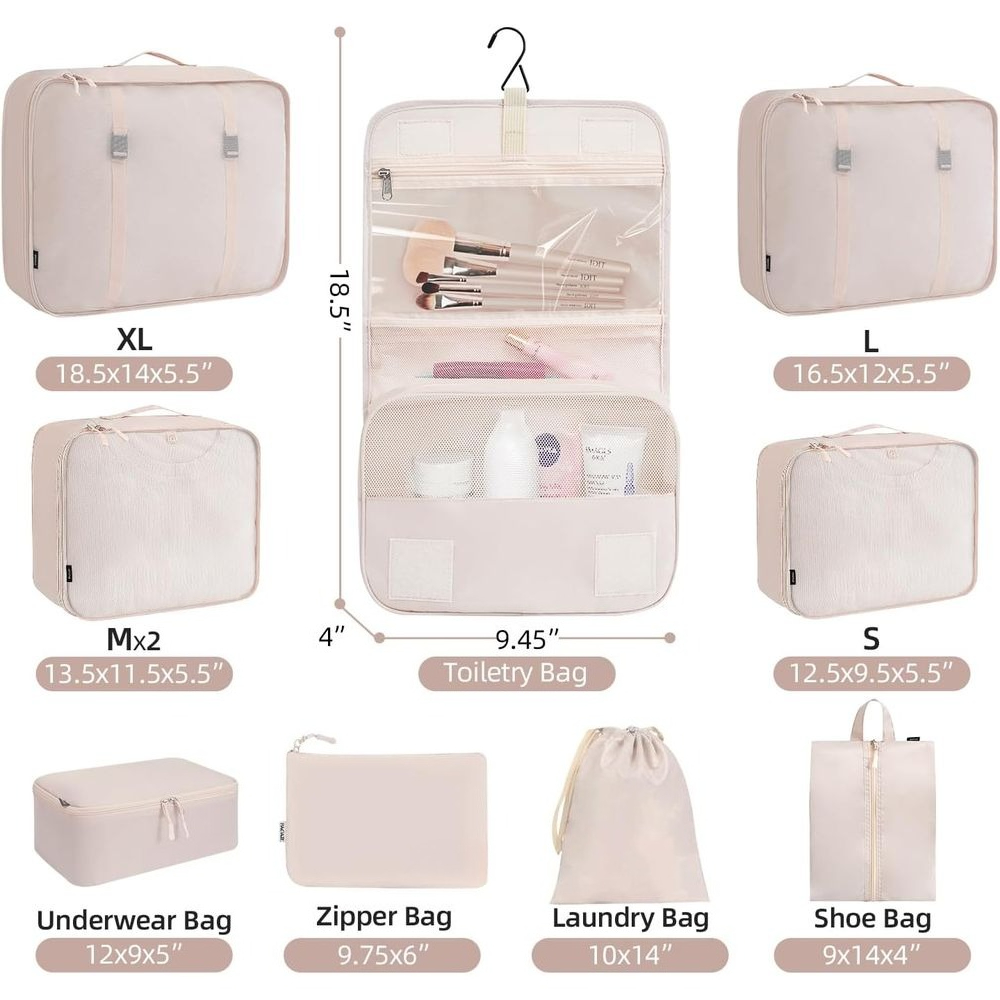 Set da 8/10 Cubi Organizzatori - Travel Accessories Packing Cubes recensione e prezzo