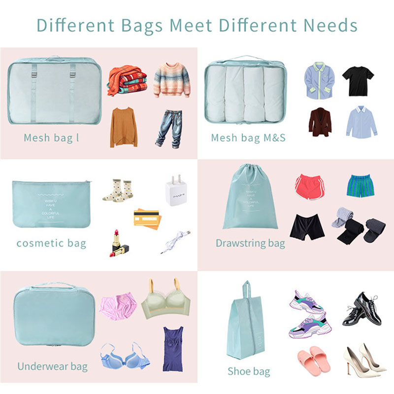 Set di 7 Cubi Organizzatori da - Travel Accessories Packing Cubes recensione e prezzo